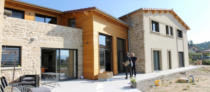 Réhabilitation d'une construction en pierre en maison d'habitation, 26 540 Mours-St-Eusèbe